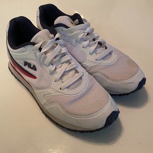 Fila Forerunner White Red and Blue Sneakers